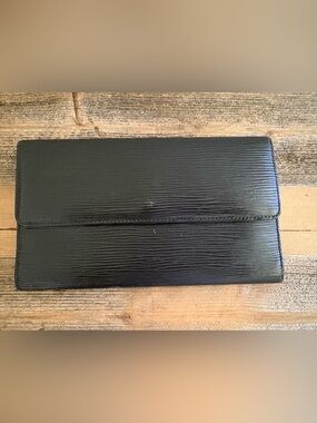 Black Louis Vuitton Epi Wallet